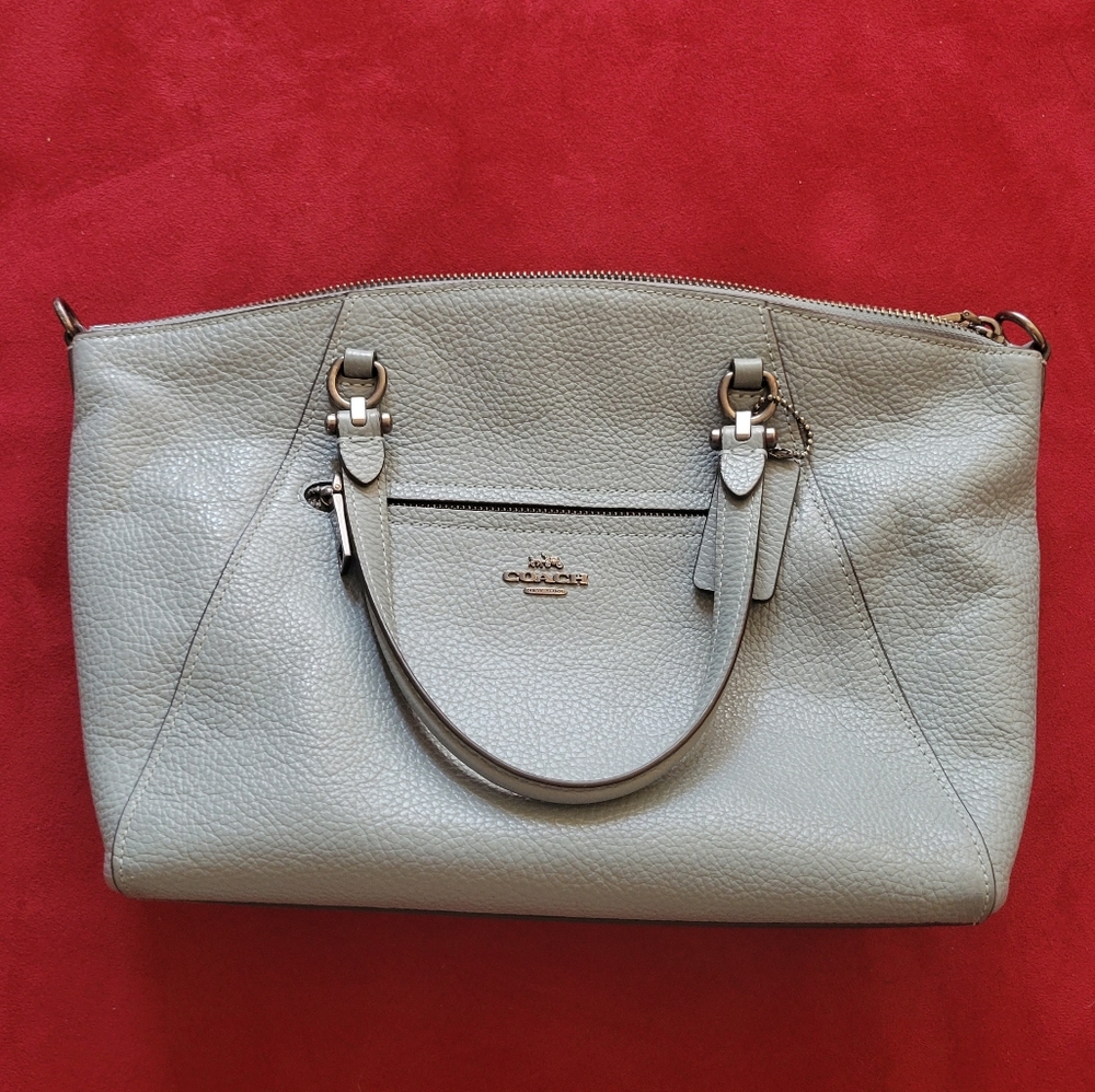 Light blue Coach handbag/crossbody